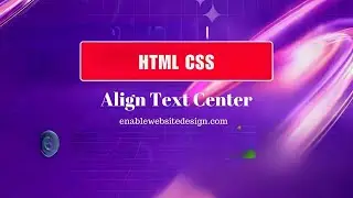 How to align the text in the center in html and css