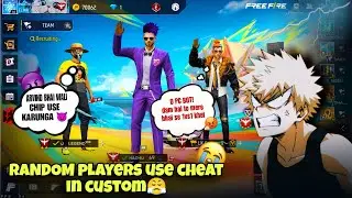 1VS1 CUSTOM WITH RANDOM PRO PLAYER BUT😲 HE USE CHIP TO DEFEAT ME😥😡|| FREE FIRE || CHACHU 69