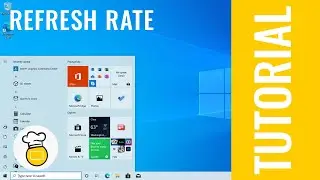Windows 10: Change Monitor Refresh Rate Tutorial!