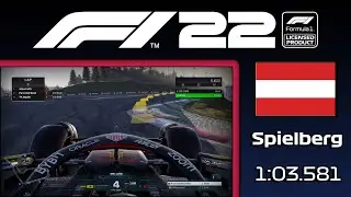 F1 22 Austria World Record & Setup (1:03.581)