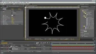 Движение объекта по заданому пути в After Effects