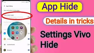 App Hide Kaise Kare | How To Hide Apps on Android | App ko hide kaise kare | app Hide Kaise Karevivo