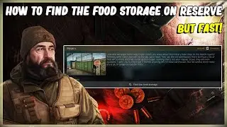 WHERE TO FIND THE FOOD STORAGE ON RESERVE - EFT ESCAPE FROM TARKOV - JAEGER TASK QUEST RESERV 12.11