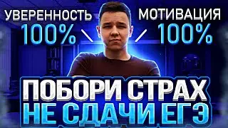 ПОБОРИ СТРАХ НЕ СДАЧИ ЕГЭ 2023 | ПОСМОТРИ ЭТОТ РОЛИК И ТЫ НЕ БУДЕШЬ ВОЛНОВАТЬСЯ ПЕРЕД ЕГЭ ОГЭ 2023