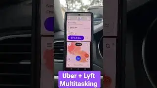 How to split screen Uber and Lyft on Android
