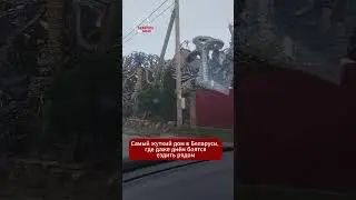 😈Не каждый осмелится проехать возле логова «сатаны и нечисти»  #беларусь #дизайн #дом #юмор #прикол