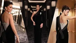 ‏شوفوا فستان 👗 كاريس بشار والفنان قصي خولي