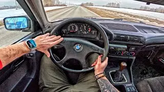 1991 BMW E34 2.0 MT - ТЕСТ-ДРАЙВ ОТ ПЕРВОГО ЛИЦА