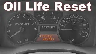 Chevy Colorado & GMC Canyon Oil Life Reset 2004-2015