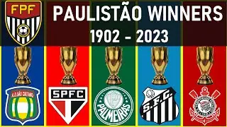 #281 CAMPEONATO PAULISTA ALL WINNERS [1902 - 2023] PALMEIRAS 2023 WINNER