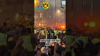 DORTMUND AND NEWCASTLE FANS FACE-OFF! 