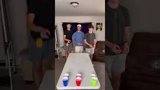 This 3 for 3 Pong Trickshot is WILD