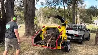 6 inch chipper real field test…