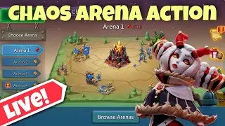 Lords Mobile - Chaos arena on Feng account. Fighting for base