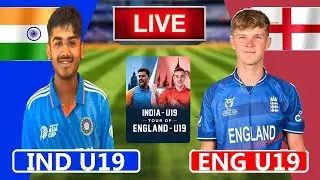 🔴India U-19 vs England U-19 Live | 1st Odi Match | Live Cricket Score & Commentary