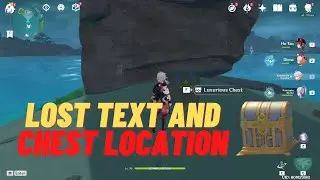 ALL LOST TEXT Inazuma and LUXURIOUS CHEST Location EASY GUIDE | Genshin Impact