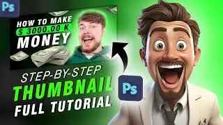 How to create Thumbnail design  in Photoshop | Photoshop Tutorial #thumbnail #youtube #photoshop