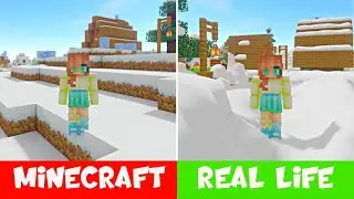 Minecraft REALISTIC SNOW! ❄️⛄️❄️