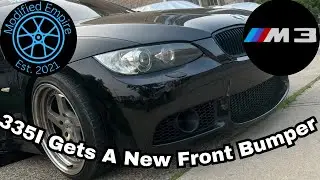 BMW 335I Gets A New M3 Front Bumper