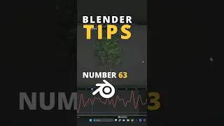 Blender Tip 63 Animate Trees ✔️ #blender #blender3d #blendertutorial #tutorial