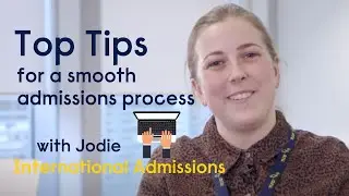 ARU International | Top tips from Jodie, International Admissions
