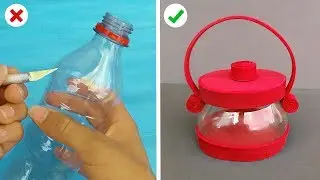 6 Increíbles Manualidades de Reciclaje con Botellas Plasticas - Ideas útiles y decorativas