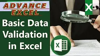 Data Validation in Excel  