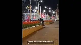 В центре Тамбова неизвестный срезал тюльпаны с клумбы