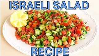 ISRAELI  / SHIRAZ SALAD RECIPE 🥒🍅 Fresh Vegetables Salad 😋