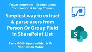 PowerAutomate - Simplest way to Extract & Parse Multiple Users from Person or Group field