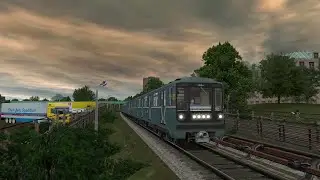 От Речного вокзала до Красногвардейской Замоскворецкой линии в Trainz 12