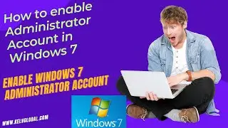 How to enable Administrator Account in Windows 7 | Enable Windows 7 Administrator Account |Windows 7