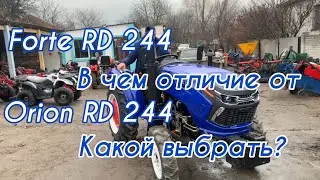 Какой выбрать? Минитрактор Forte RD 244 или Orion RD 244? В чём отличия?