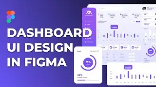 Dashboard UI UX design in Figma 2022 | Design in Figma Tutorial