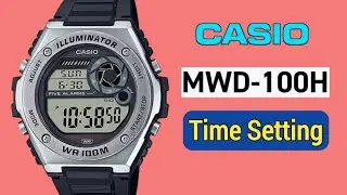 How to set time on Casio MWD-100H