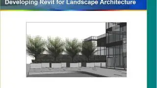 Revit for Landscape Architecture  Webcast