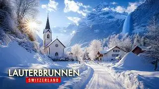 Lauterbrunnen - The Most Winter FAIRYTALE Village of Switzerland