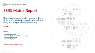 How to add a controller class for different designs to analyze retail sales in D365 Finance