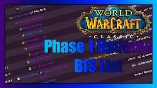 Phase 1 Mage Updated BiS list (Link in the Description)
