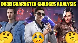 Freefire Best Character Combination after OB38 update || Analysis of characters after OB38 update