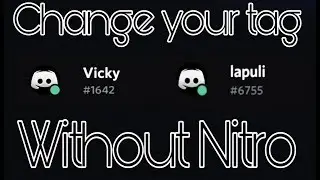 How to Change Discord Tag Without Nitro ||2019 