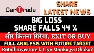 Cartrade Share Latest News I why Cartrade share Falling I CarTrade share Analysis I Cartrade Share I