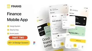 Finance App Design in Figma For Beginners | Part Two
