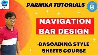 How to Create Navigation Bar using HTML and CSS | CSS Full Course | Parnika Tutorials