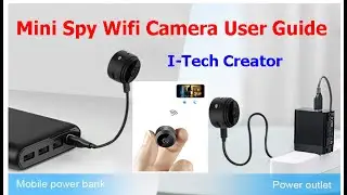How to Setup and Install A9 Mini Spy WiFi Wireless HD 1080P Camera |