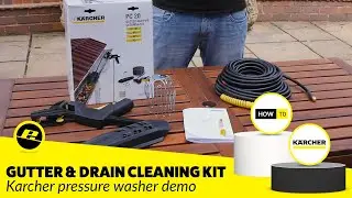 Karcher Gutter and Drain Cleaning Kit Demo