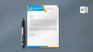 How to Create a Letterhead in MS Word   ⬇ DOWNLOAD FREE (2022)
