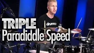 Triple Paradiddle Speed (Drum Lesson)