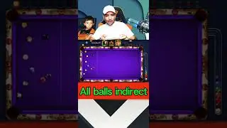 All balls indirect 🤯 #8ballpool #shorts  #trickshots