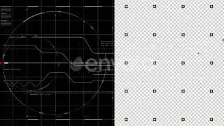Hi Tech User Interface HUD With Alpha | Motion Graphics - Envato elements